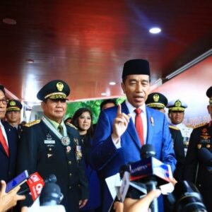 Pemilu Berjalan Damai, Presiden Jokowi Sampaikan Terima Kasih Kepada TNI-Polri