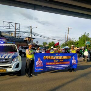 Operasi Keselamatan 2024: Satlantas Jakarta Barat Ajak Masyarakat Tertib Berlalu Lintas