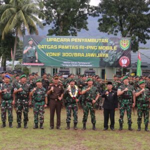 Pangdam III/Slw Bangga Dengan Keberhasilan Satgas Yonif 300/Bjw