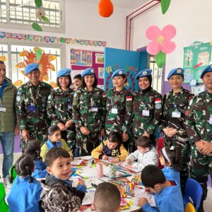 Hari Terakhir Puasa Ramadhan, CIMIC Education Program di Frun Public School Membuat Ceria Anak-Anak Lebanon