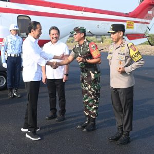 Pangdam III/Slw Sambut Kunker Presiden Joko Widodo di Karawang