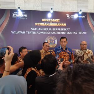 Keren… BPN Kota Bekasi Dapatkan Apresiasi dan Anugerah Satker WTAB Dari Kementerian BPN