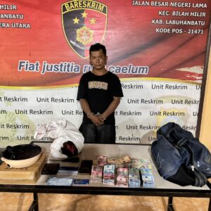 Pelaku Pencurian Rp. 61 Juta di Labuhanbatu Ditangkap, Uang Dipakai Untuk Beli Ayam