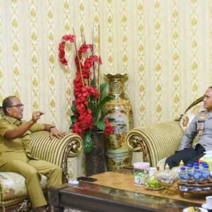 Pj. Bupati Tapteng Sambut Kunjungan Silaturahmi Kapolres Tapteng