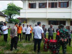 Babinsa Joyotakan Gandeng BPBD dan Linmas Simulasi Penanggulangan Bencana