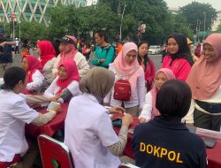 274 Warga Rasakan Manfaat Layanan Kesehatan Gratis Polres Jakbar di CFD